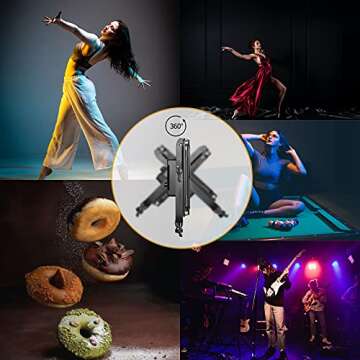 GVM RGB LED Video Light Kit, Dimmable Photography Lighting with APP Control, 680RS 50W 3 Packs Led Panel Light for YouTube Studio, Video Shooting, Gaming, Streaming, Zoom, Broadcasting, Conference