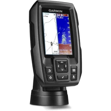 Garmin Striker™ 4 Fishfinder Worldwide Version w/77/200kHz - 4-Pin Transducer w/Transom & Trolling Motor Mounts