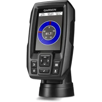 Garmin Striker™ 4 Fishfinder Worldwide Version w/77/200kHz - 4-Pin Transducer w/Transom & Trolling Motor Mounts