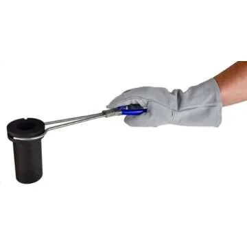 13" Heat Resistant Safety Protective Melting Furnace Gloves Refining Casting Gold Silver Copper Alum...