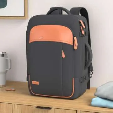 Carry on Travel Backpacks, Extra Large 40L Flight Approved for Men & Women,Expandable Suitcase With ...