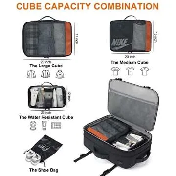 Durable 40L Carry on Travel Backpack for Budget Travelers