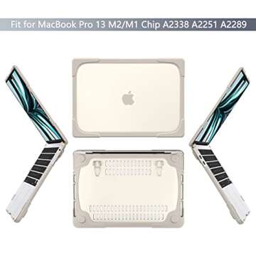 Batianda MacBook Pro Case with Kickstand for 13 Inch