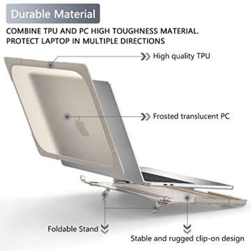 Batianda MacBook Pro Case with Kickstand for 13 Inch