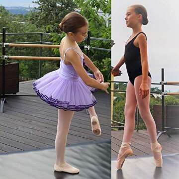 Artan Balance Portable Dance Floor 3x6ft - Non-slip Vinyl Marley Surface for Ballet, Jazz, and Tap - Ideal for Home, Studio & Outdoor Use