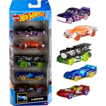 Hot Wheels Die-Cast 5-Pack Toy Cars for Kids