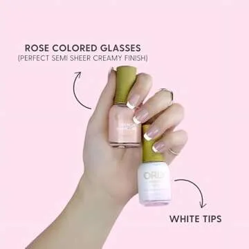 Orly French Manicure Colour | Chip-Resistant Nail Lacquer For Salon-Like Finish | Long-Lasting & Fad...
