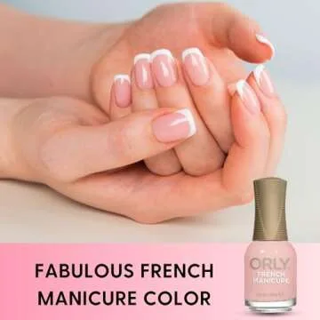 Orly French Manicure Colour | Chip-Resistant Nail Lacquer For Salon-Like Finish | Long-Lasting & Fade Resistant | Quick Dry Formula (Rose-Colored Glasses, 18ML)
