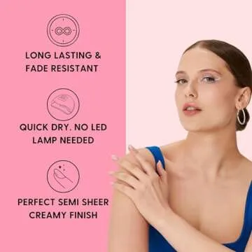 Orly French Manicure Colour | Chip-Resistant Nail Lacquer For Salon-Like Finish | Long-Lasting & Fade Resistant | Quick Dry Formula (Rose-Colored Glasses, 18ML)