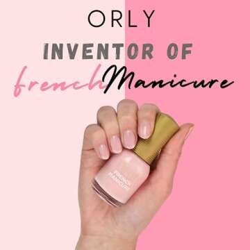 Orly French Manicure Colour | Chip-Resistant Nail Lacquer For Salon-Like Finish | Long-Lasting & Fade Resistant | Quick Dry Formula (Rose-Colored Glasses, 18ML)