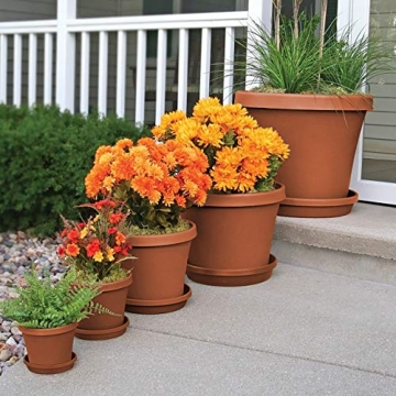 Bloem 50008C Fiskars TerraPot Planter 8" Durable Design