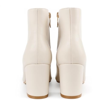 JOY IN LOVE Women's Ankle Boots Chunky Block Heel