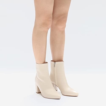 JOY IN LOVE Women's Ankle Boots Chunky Block Heel