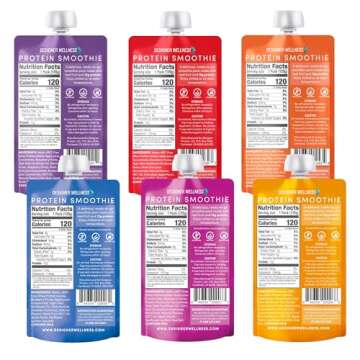 Designer Wellness Protein Smoothie, Real Fruit, 12g Protein, Low Carb, Zero Added Sugar, Gluten-Free...