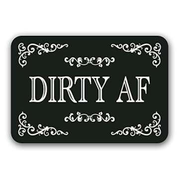 Dishwasher Magnet Clean Dirty Sign for Fun Kitchen Use
