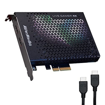 AVerMedia GC573 Live Gamer 4K Internal Capture Card: 4K60 HDR10 Streaming and Recording with Ultra-L...