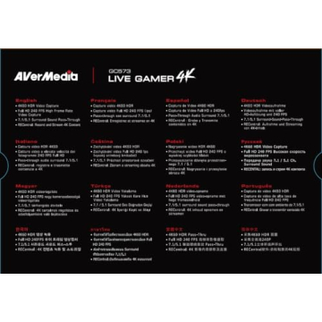 AVerMedia GC573 4K Capture Card for Gamers and Streamers