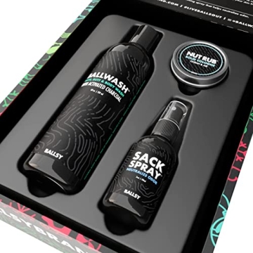 Ballsy Men's Hygiene Gift Set Ocean Air Scent