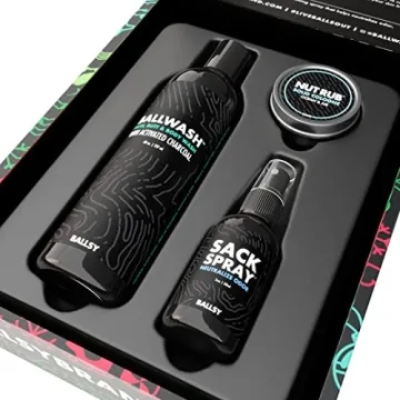 Ballsy Men's Hygiene Gift Set Ocean Air Scent