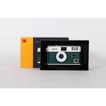 Kodak Ultra F9 35mm Camera with Flash - White & Green