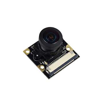 RPi Camera (G) for Raspberry Pi Model B B+ A+ 4 3 2 1 Camera Module OV5647 Sensor Fisheye Lens Wider...