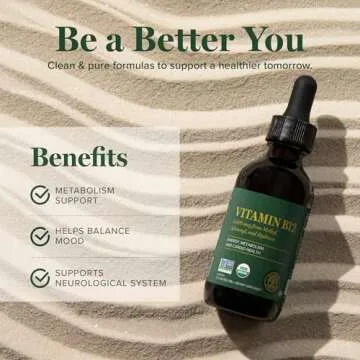 Global Healing Organic Vitamin B12 5000 mcg Sublingual Drops