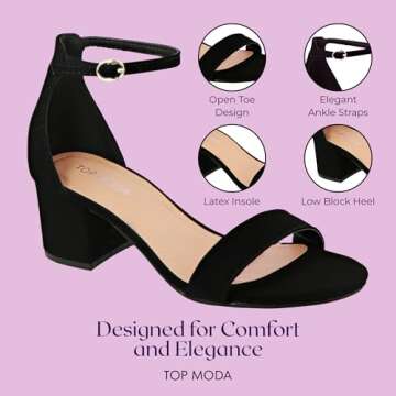 Stylish TOP Moda Darcie-1 High Heel Sandals for Events