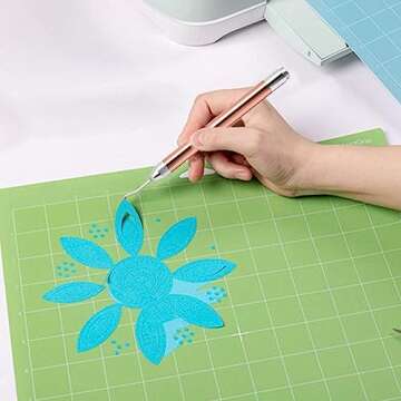 Hailerio Weeder Tool for Vinyl with LED Light - Precision Crafting Pen