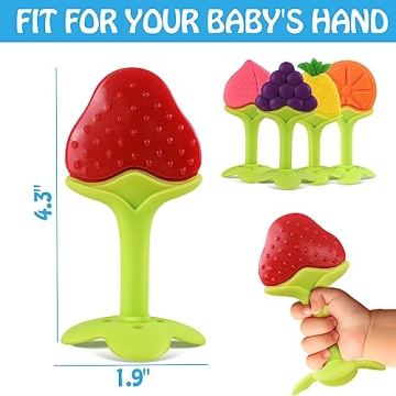 Tinabless Teething Toys Set - Safe Silicone Teethers for Infants