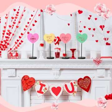 Heart Shape Mother's Day Wood Sign - Perfect Gift for Mom