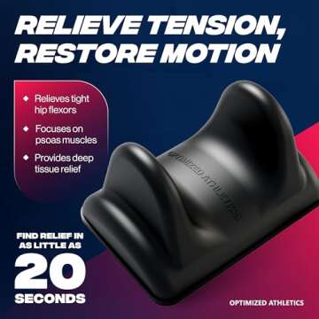 Psoas Release Tool & Hip Hook for Deep Tissue Relief & Stretching