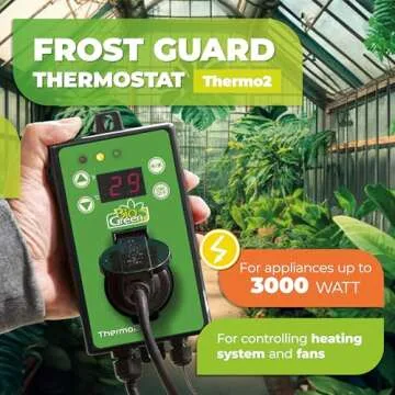 Digital Greenhouse Thermostat for Precise Climate Control