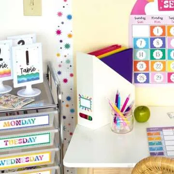 Retro Remix Name Tags by Carson Dellosa - 40 Pieces