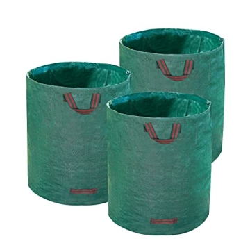72-Gallon Reusable Yard Waste Bags - Heavy Duty, Collapsible & Durable