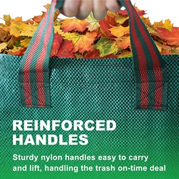 Heavy Duty Reusable Yard Waste Bags for Garden Clean Up