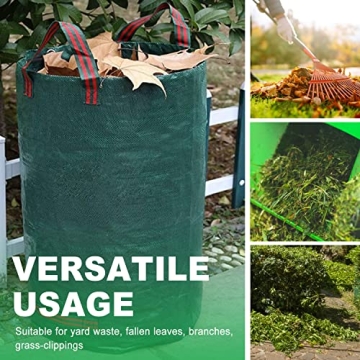 Heavy Duty Reusable Yard Waste Bags for Garden Clean Up