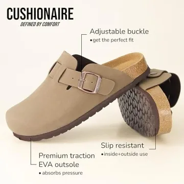 Stylish CUSHIONAIRE Hana Clogs for Women