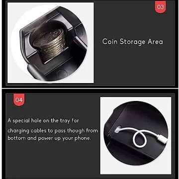 Jaronx BMW X3/X4 Console Organizer for 2018-2024 Models