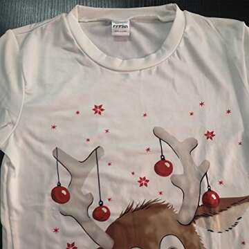 Family Matching Christmas Pajamas Set, Cute Elk Sleepwear for Boys Girls Dad Mum (Elk-A,Kid, 2T, 2_years)