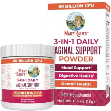 MaryRuth Organics 3-in-1 Probiotics for Women, 60 Billion CFU - Allergen Free Digestive & Hormonal S...
