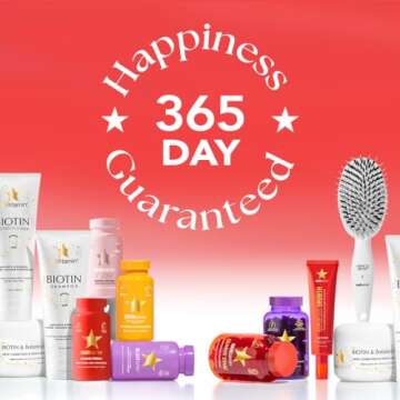 HAIRtamin Vegan Hair Vitamins for Faster Growth | All Natural Biotin Capsules to Support Healthy Hair, Skin and Nails | May Reduce Loss & Thinning | 30 Capsules (1)