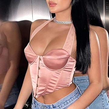 Sexy Bustiers Push Up Crop Tops for Women Clubwear