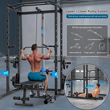 ULTIMATE ULTRA FUEGO Power Cage for Home Gym Workouts