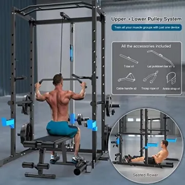 ULTIMATE ULTRA FUEGO Power Cage for Home Gym Workouts