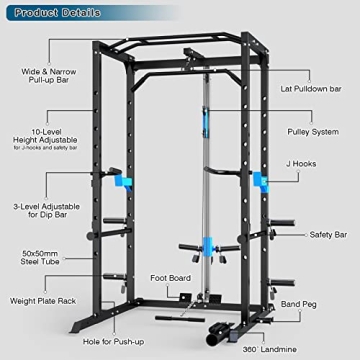 ULTIMATE ULTRA FUEGO Power Cage for Home Gym Workouts