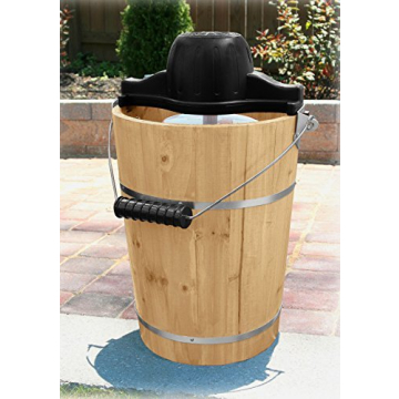 Amerihome 6-Quart Old Fashioned Ice Cream Maker