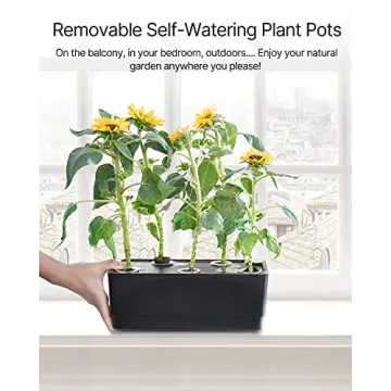 iDOO Hydroponics 20 Pods Indoor Garden System with LED Light