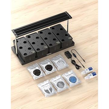 iDOO Hydroponics 20 Pods Indoor Garden System with LED Light