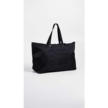 TUMI - Just In Case Tote - Packable Travel Bag - Foldable Travel Tote Bag- Water-Resistant Tote - 14.0" X 23.0" X 9.0" - Black