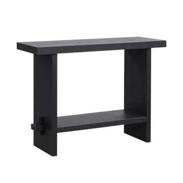 Nathan James Virgo Wood Console Table for Home Decor